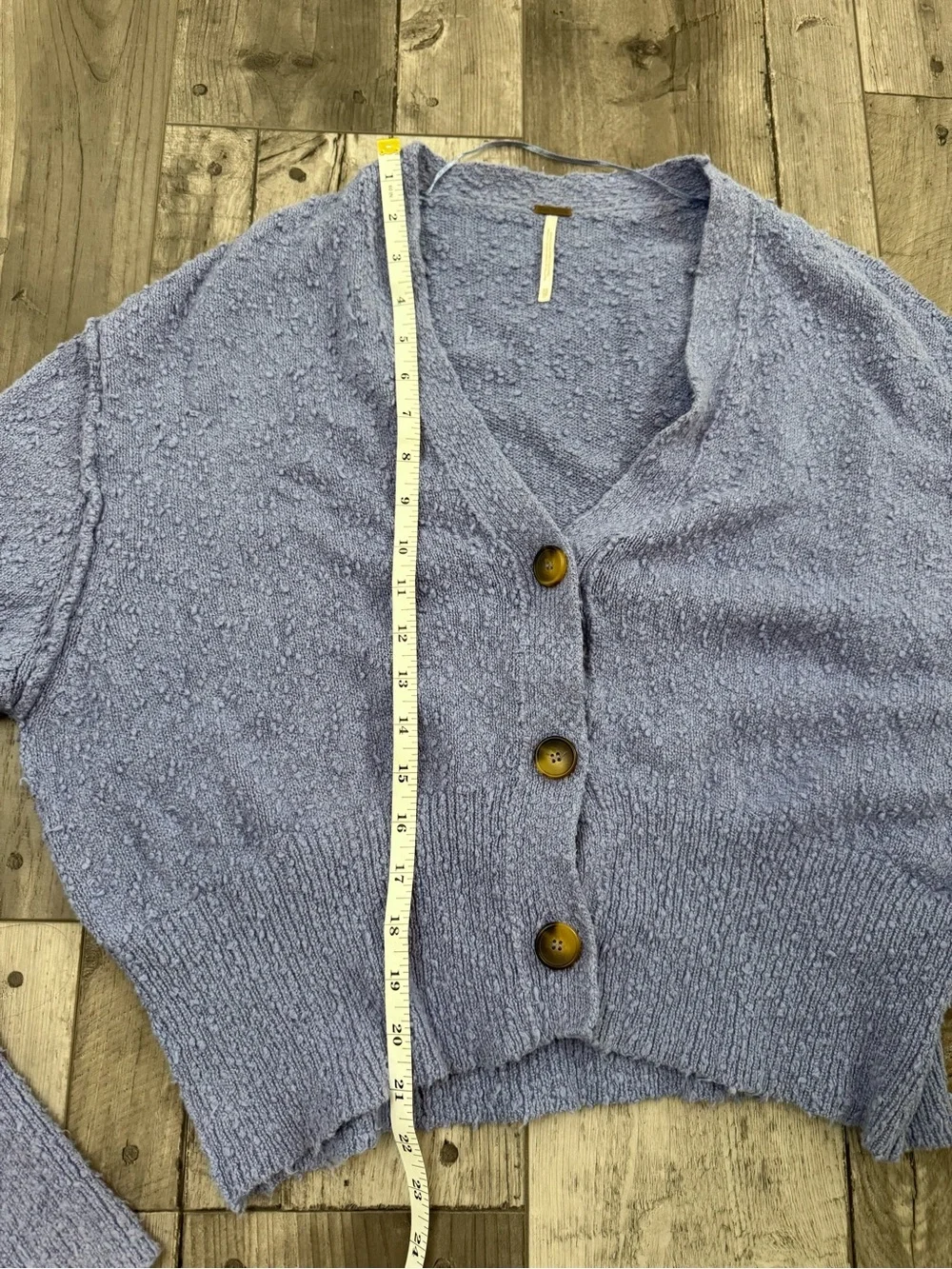 Free People Textured Purple Sweater Cardigan Oversized XS